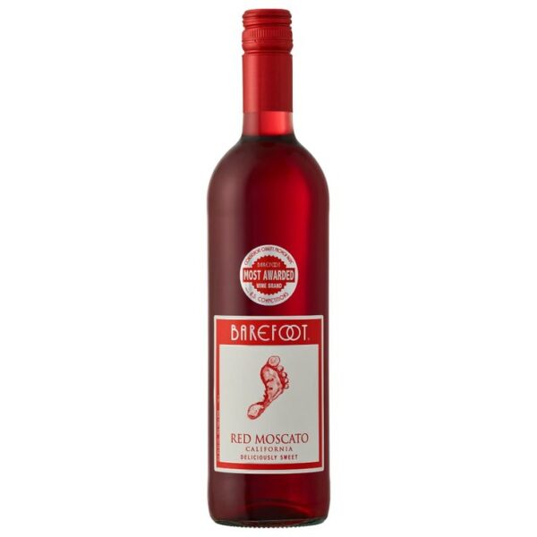 BAREFOOT RED MOSCATO-750ml