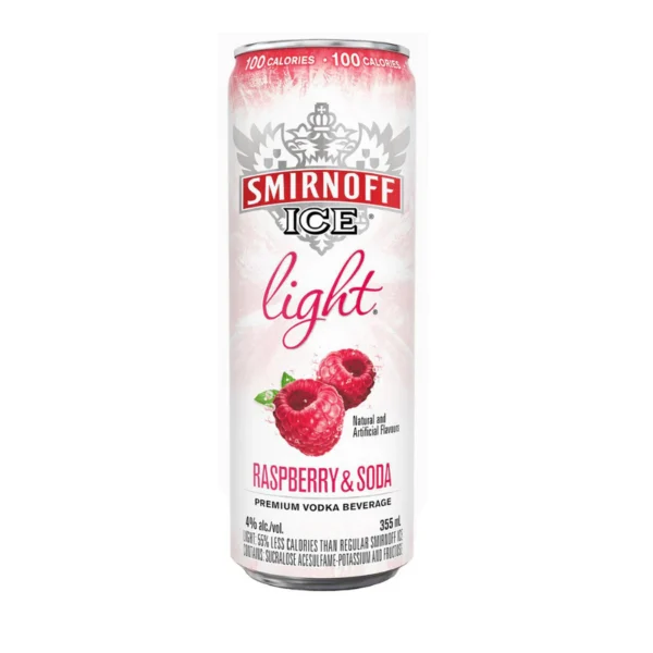 SMIRNOFF ICE LIGHT RASPBERRY- 4PC