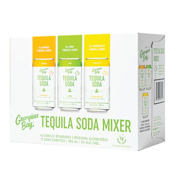 GEORGIAN TEQUILA SODA MIX- 12PC