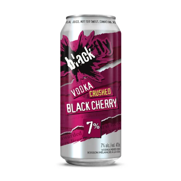 BLACK FLY VODKA CRUSHED BLACK CHERRY- 473ML