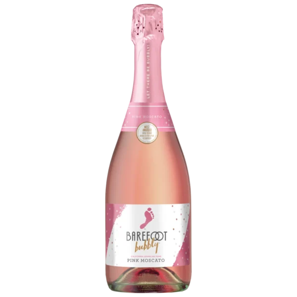 BAREFOOT BUBBLY PINK MOSCATO- 750ML