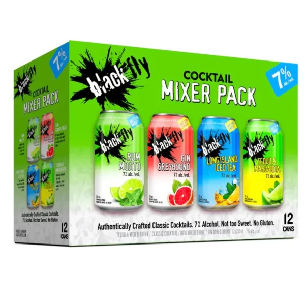BLACK FLY CLASSIC COCKTAIL- 12PC