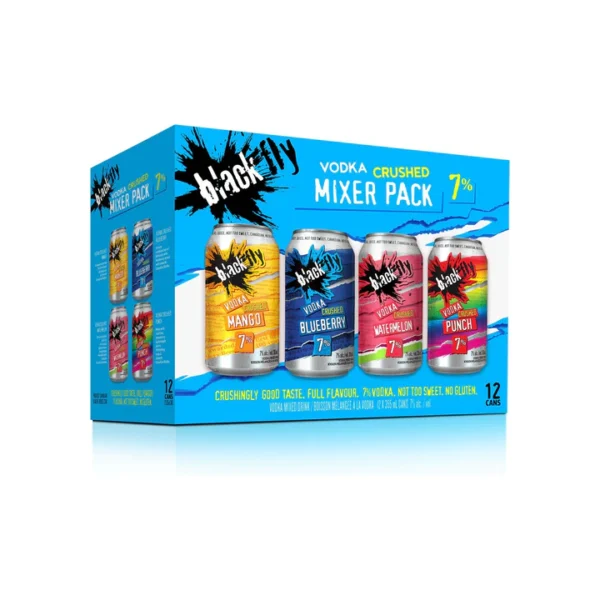 BLACK FLY VODKA CRUSHED- 12PC