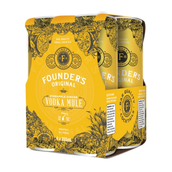 FOUNDER`S PINEAPPLE- 4PC