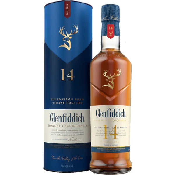 GLENFIDDICH 14 YR BO- 750ML