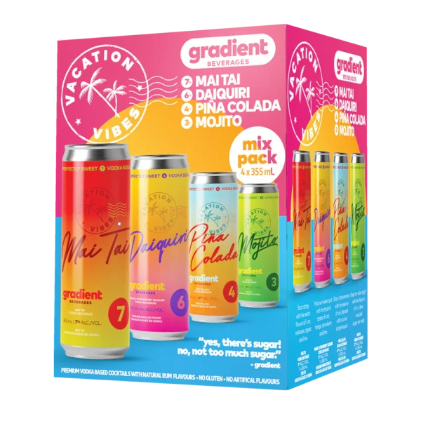 GRADIENT VODKA MIX- 4PC
