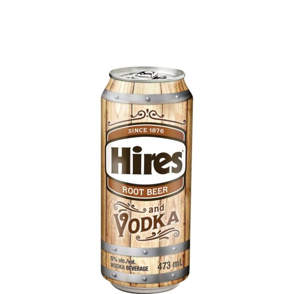 HIRES ROOT BEER AND VODKA- 473ML