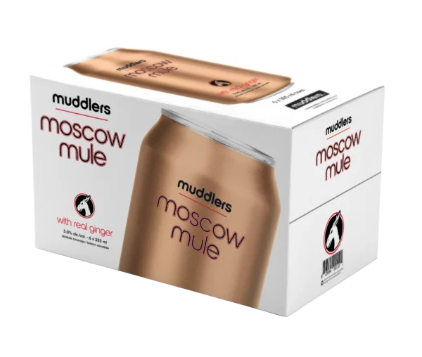 MUDDLER`S MOSCOW MULE- 6PC