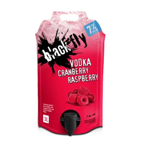 BLACK FLY VODKA CRANBERRY- 3L