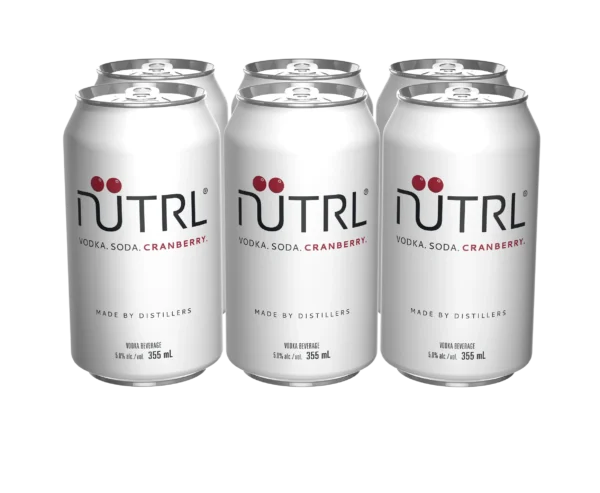 NUTRL VODKA SODA CRANBERRY- 6PC