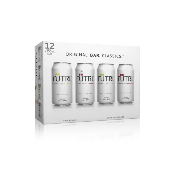 NUTRL VODKA SODA MIX- 12PC