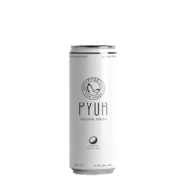 PYUR VODKA SODA COCUNUT- 6PC