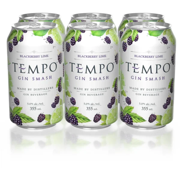TEMPO GIN BLAKCBERRY- 6PC