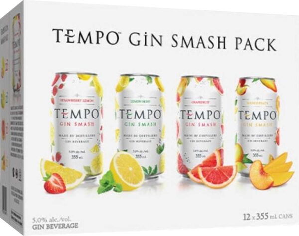 TEMPO GIN SMASH MIX- 12PC