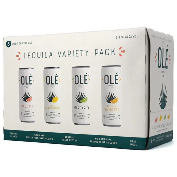 OLE COCKTAIL - OLE TEQUILA VARIETY- 8PC
